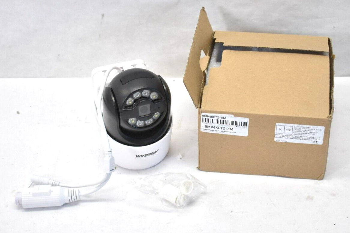 Vikviz 4K 8MP PTZ POE IP Camera Outdoor Pan Tilt 18X Optical Zoom 512GB