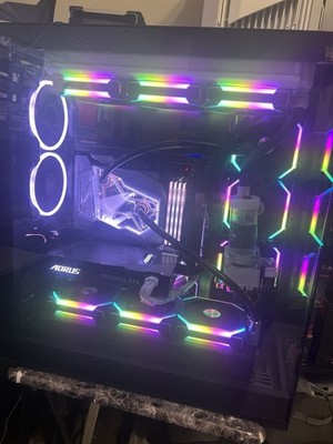 Pc Gamer Water Cooling System AORUS, Gigabyte, ekwb, rtx 4080 , lian li,phanteks
