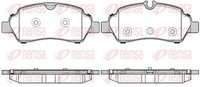 Remsa Bremsbelagsatz Scheibenbremse 1605.00 FüR Ford Fdd Transit Fcd V363 Fed
