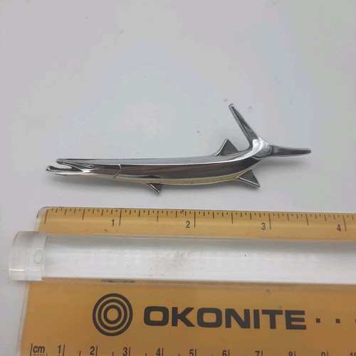 1967-1969 Plymouth Barracuda Fish Rear Tail Panel Emblem Chrysler #2901850 OEM