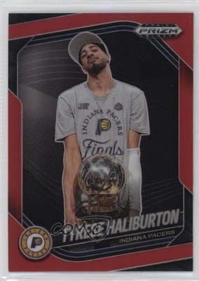2024-25 Panini Prizm Black Red Prizm 118/299 Tyrese Haliburton #171 s3g