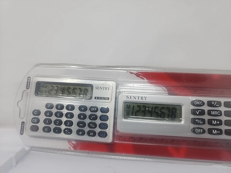 Sentry CAPD4 Credit Card Calculator & Calculator Ruler NEW - Image 2 of 4