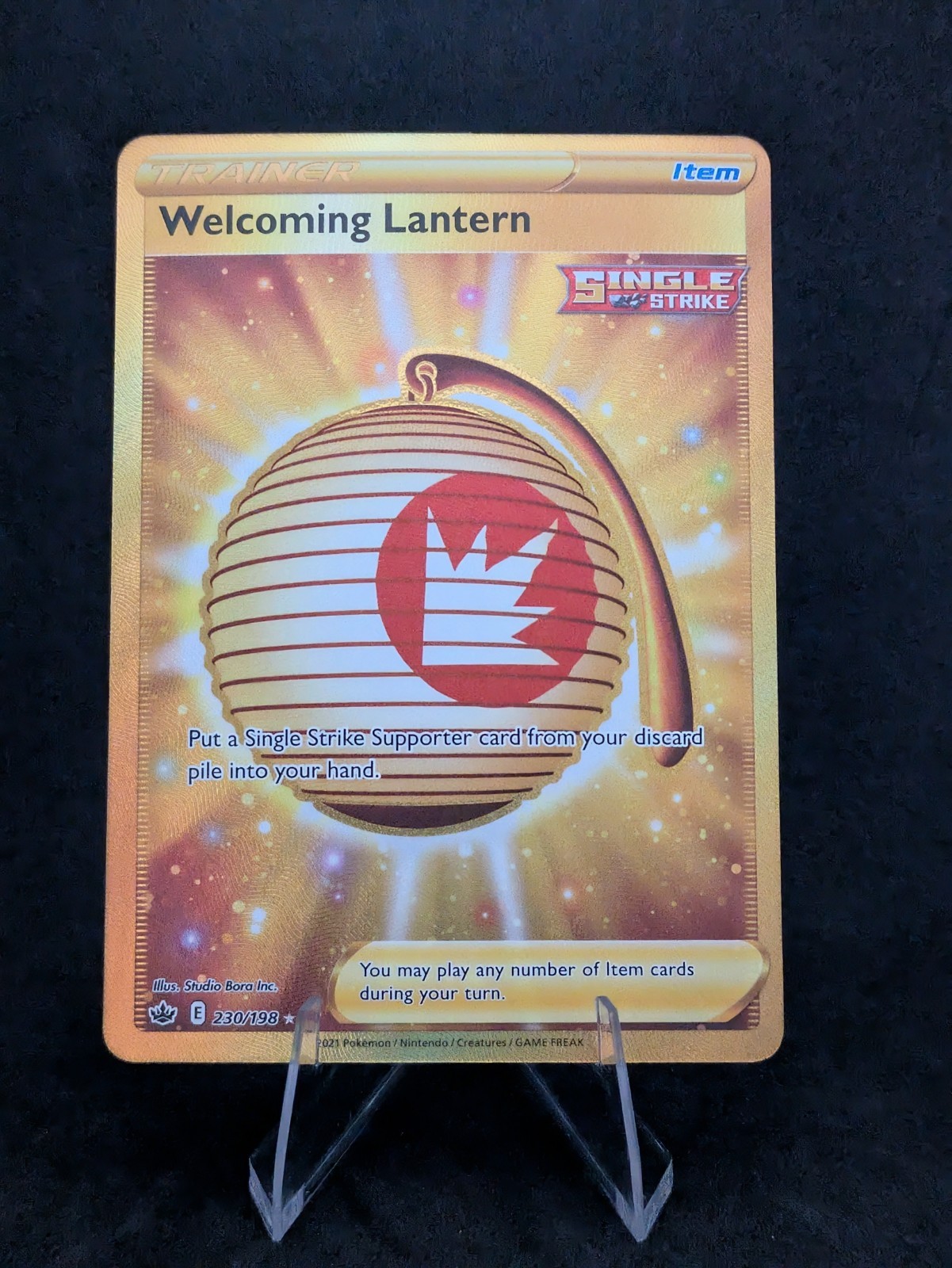 Welcoming Lantern (Secret) 230/198 Swsh06: Sword & Shield - Chilling Reign Holo