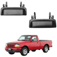 All Metal Exterior Door Handle Set, Compatible with 1998-2011 Ford Ranger, 01-10