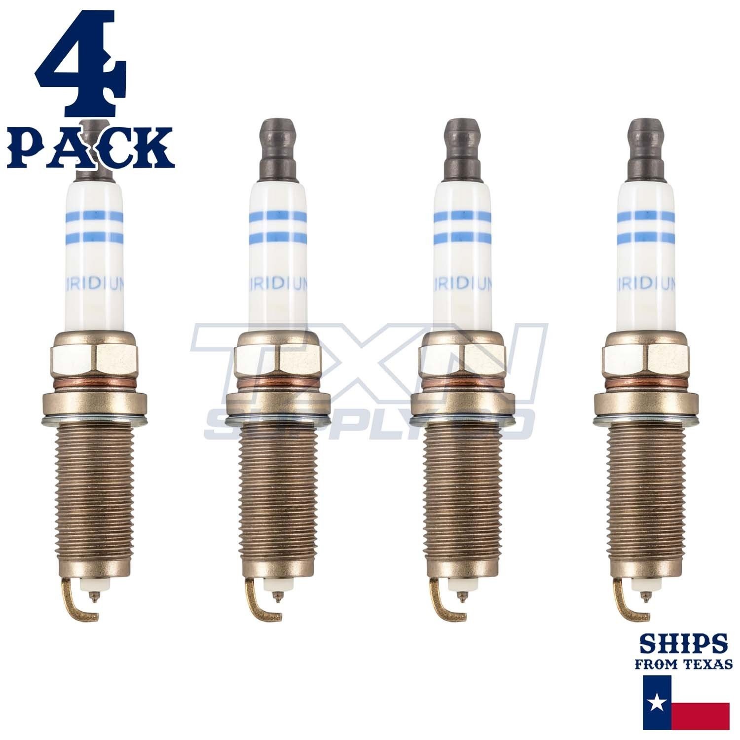 4 Pack Bosch 9746 FR8SI332 Iridium Spark Plugs