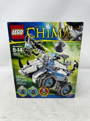 Lego Legends of Chima Rogon's Rock Flinger 70131 Rinona Sparacon Rhino 2014 