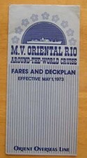ORIENTAL RIO (Orient Overseas) Nice DECK PLAN