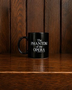 Phantom of the Opera Color Changing Heat Reveal Mug Black Mask Coffee Cup 2008