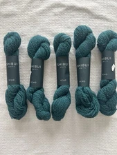 New 5 Shibui Knits Yarn  Silk & Merino Teal