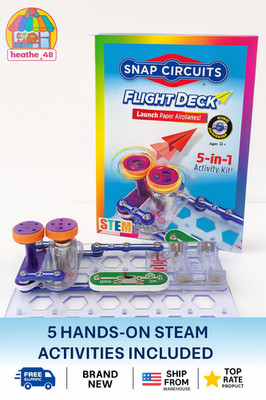 Brand New Snap Circuits FLIGHT DECK STEM Science Kit   5 Projects-Award Winning