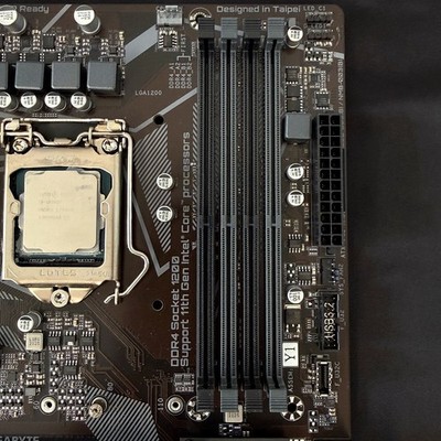 Gigabyte B560 DS3H AC Motherboard Intel i3 10105F CPU Combo LGA