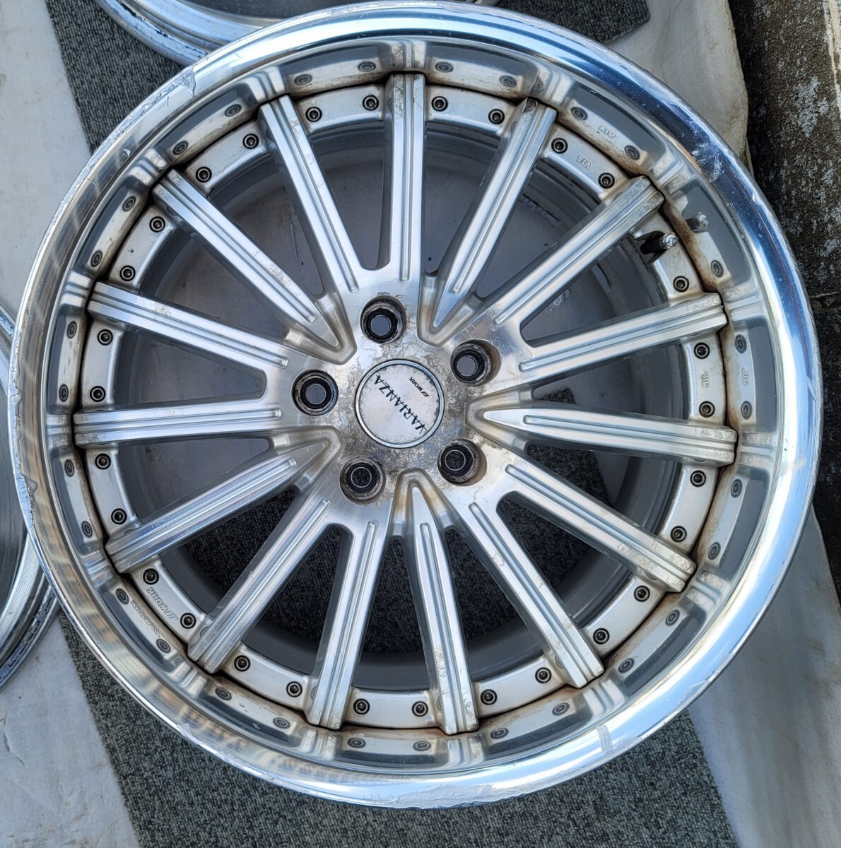 JDM WORK VARIANZA W4S aluminum wheels 18-inch 8.5J+38 9.5J+38