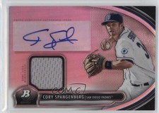 2013 Bowman Platinum Auto Relic Cory Spangenberg #AR-CS Auto 3q5