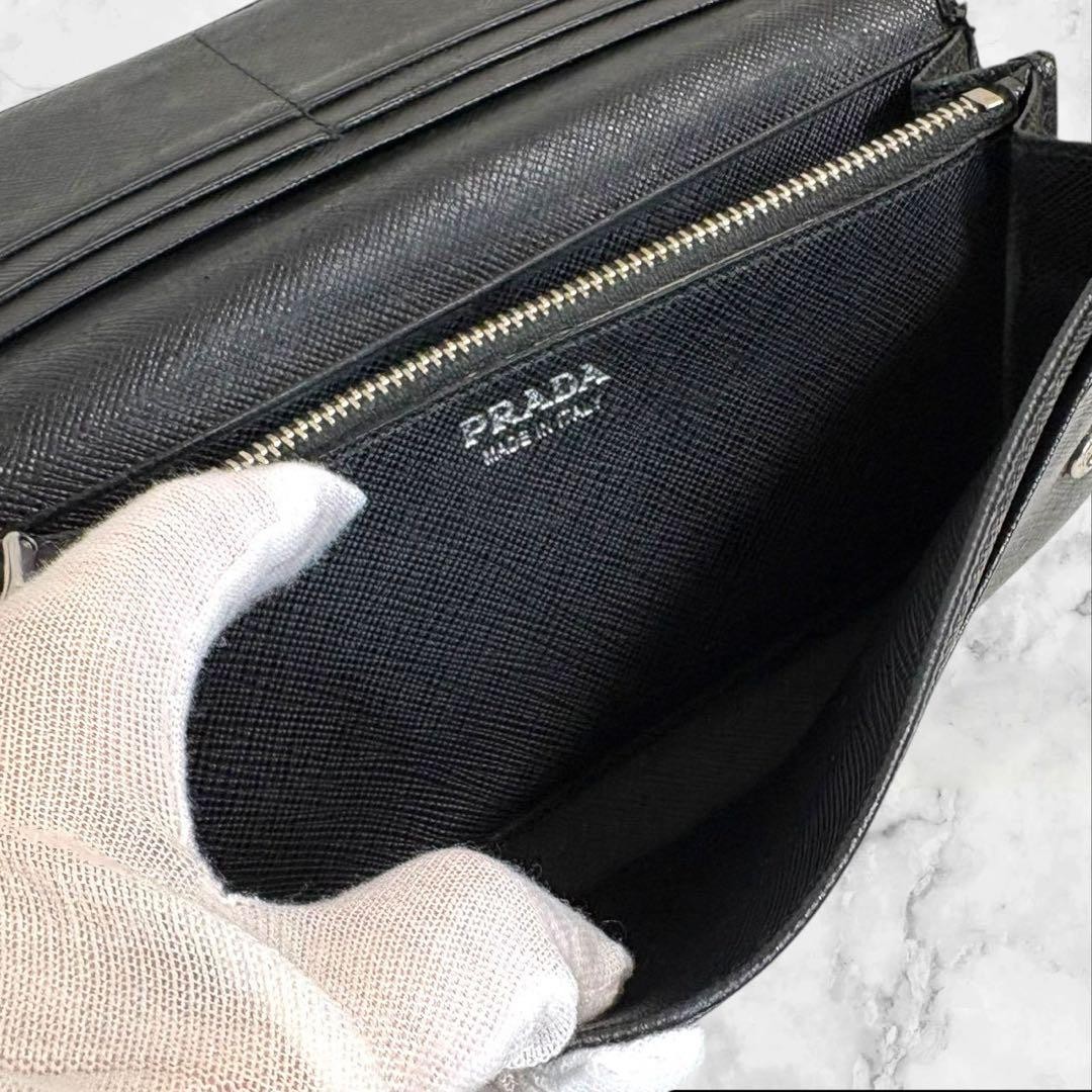 Extremely Beautiful PRADA Foldable Long Wallet Sa… - image 6