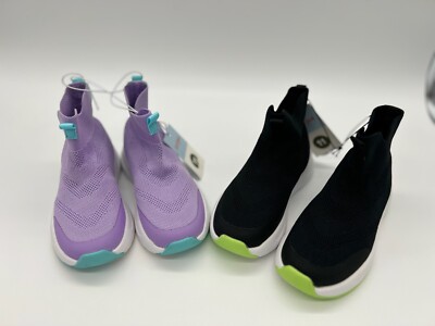 NEW: Toddler Ari Sneakers Purple and Black Combo Deal- Cat & Jack