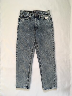 Urban Outfitters BDG Women’s Blue Stone Wash High Rise Slim Straight Jeans:  27