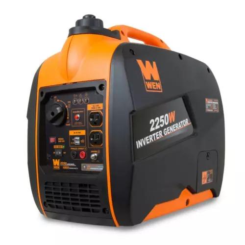 WEN 2,250-Watt Quiet Portable Ultralight Gas Powered Inverter Generator Home RV