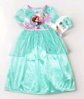 strapless open back dress Princess Ariel Mermaid Inspired Girls Kids Dress Costume – SkipStars main image 1