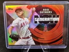 Reid Detmers 2022 Topps Series 2 Baseball Generation Now Foil RC GN-32 Angels🔥