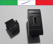 presa HDMI F/F compatibile per bticino living international nero antracite