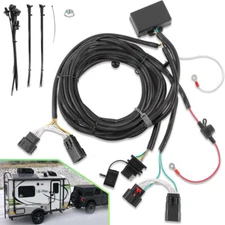 4 Way Trailer Tow Hitch Wiring Harness For Jeep Wrangler JL JLU JT 2018-2025