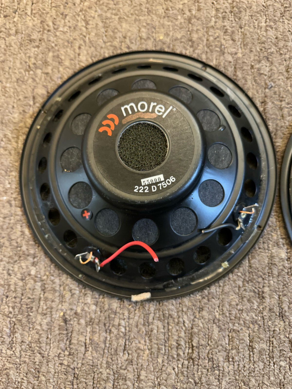 Pair Vintage Morel 222 D7506 Woofer Drivers eBay