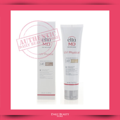Elta MD UV PHYSICAL TINTED Broad Spectrum SPF41 85g 3oz EXP 08/26 NEW FAST SHIP