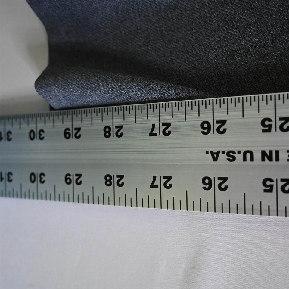 Vtg Lee 36x30 Gray Polyester Rockabilly USA Made Boot Cut Jeans Pants - Image 4 of 4