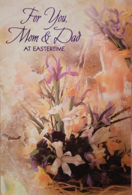 Easter Card For Mom & Dad - E6