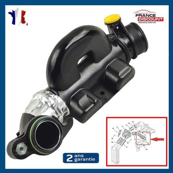 Turbo Schlauch FüR CitroËN C2 C3 II C3 Picasso 1.6 HDI - 9653777980-image