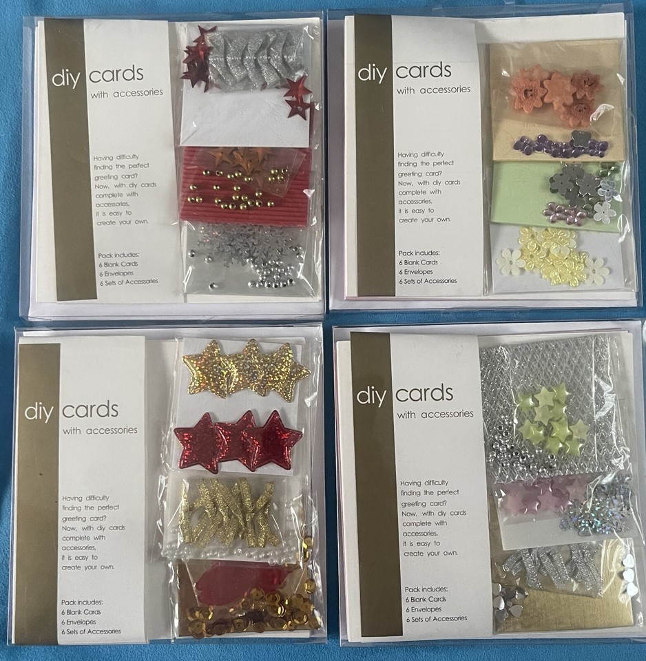 DIY Cards With Accessories Card Making Kit. Brand New. FREE P+P. 576 ...
