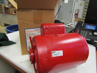   REBUILT AO SMITH 1 HP ELECTRIC AC MOTOR L56Y FR 115/230V 1725 RPM 8-186711-01
