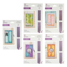 Crafter's Companion 3D Panel Embossing Folders - Textures - Your Choice New