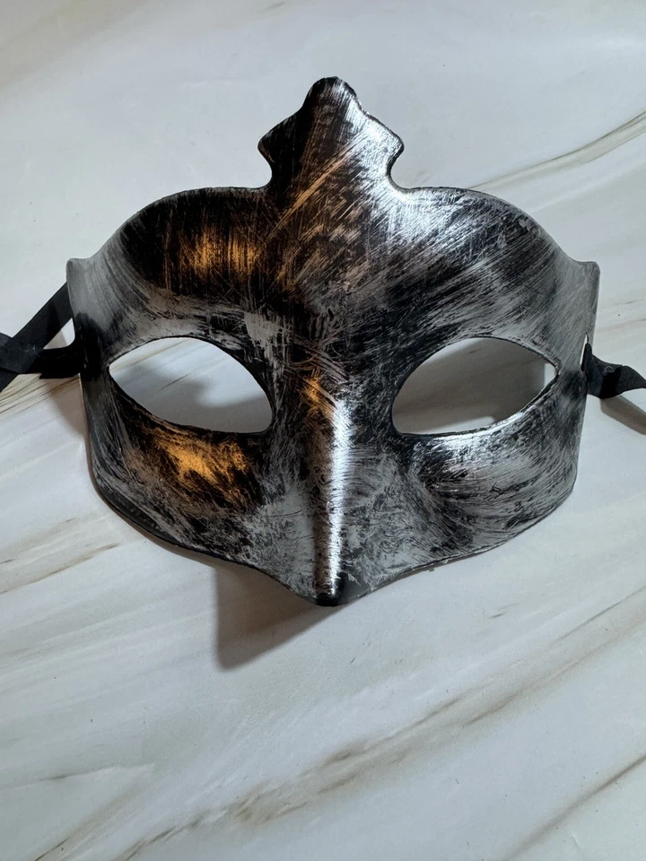 Coolwife Men's Masquerade Mask Vintage Venetian Checkered Musical Party - Image 3 of 4