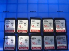 10PCS  SANDISK SD ultra 16GB  CARD memory card