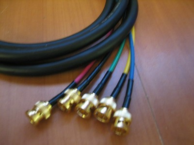 Wireworld Chroma 5 RGBHV Video CRR Oxygen Free Copper/75 OHMS 4 FT. CL3 -UL- ...