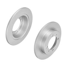 f.becker Bremsscheiben Voll Hinten Rechts Links für MITSUBISHI Carisma VOLVO 