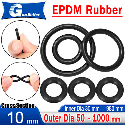 #ad Large O ring Seals EPDM Rubber O Rings 50mm To 1000mm Diamete amp; 10mm Thickness $102.81