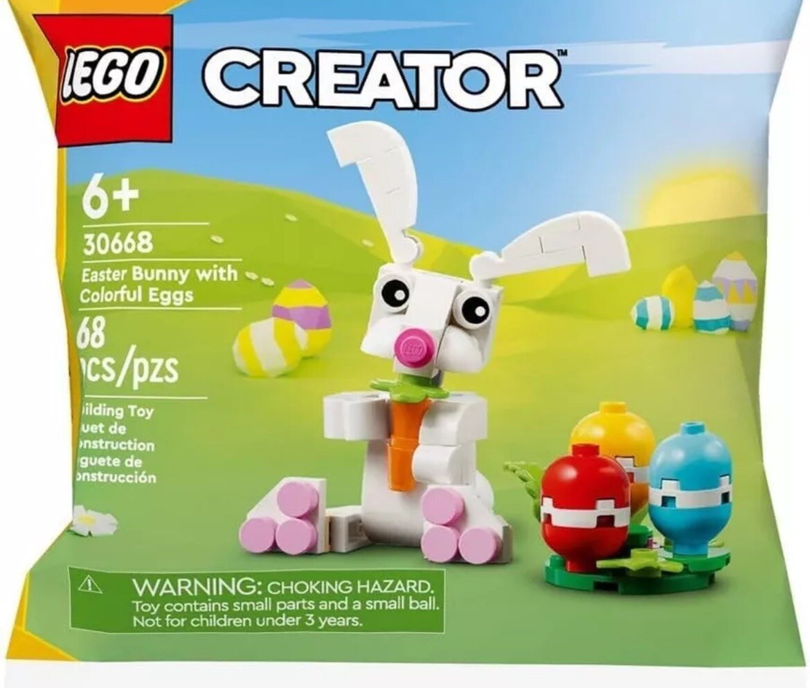 LEGO 30668 Coniglio di Pasqua con uova colorate