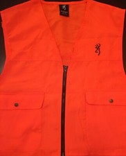 Browning Hunting Safety Vest for Adult - Blaze Orange - Sizes in M & L