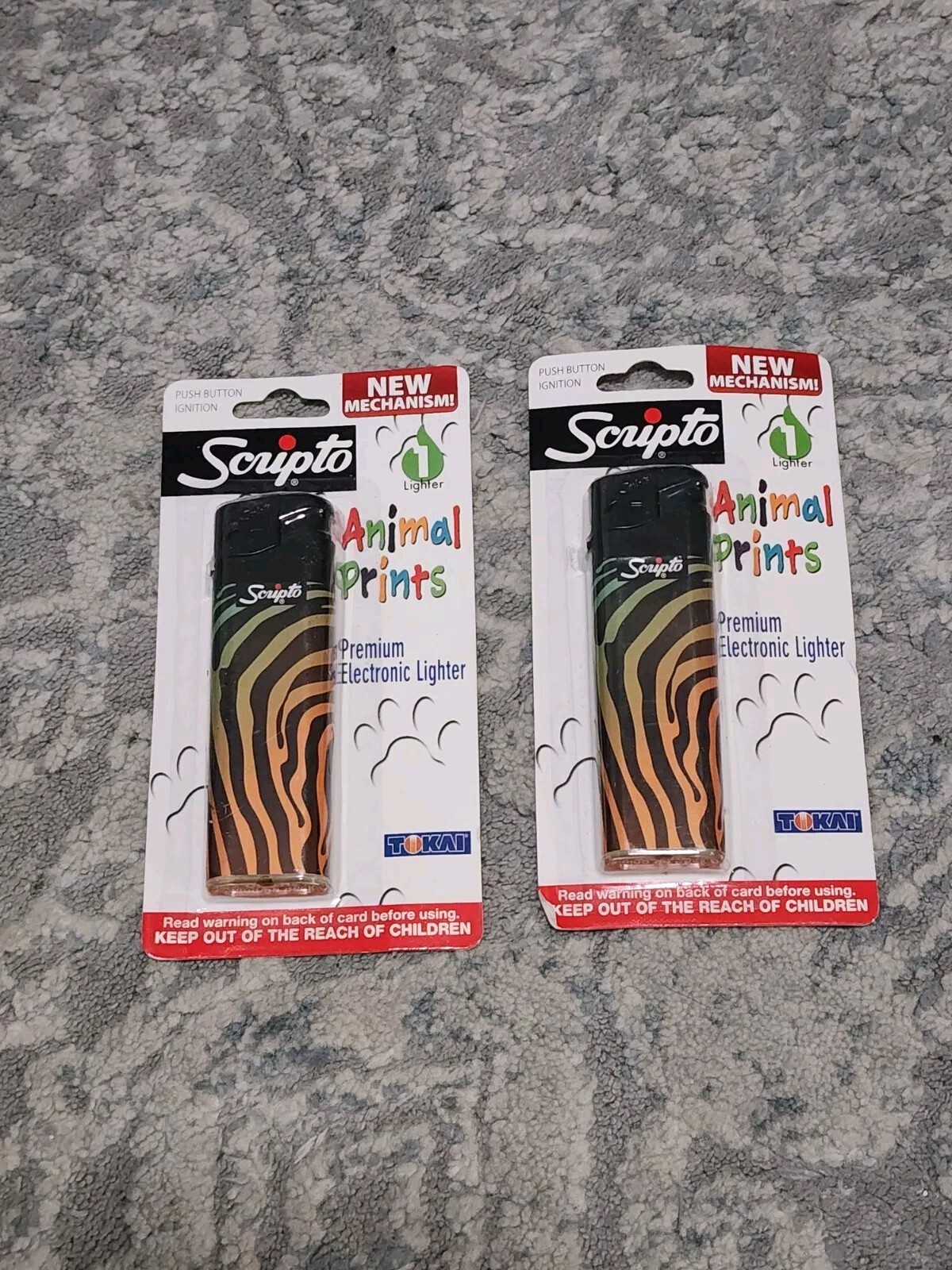 Animal Prints Push Button Ignition New 2 Pack