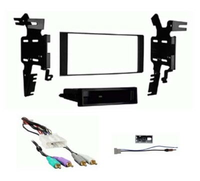 Complete Installation/ SGL DIN Dash kit for 13-15 NISSAN TITAN (NO S TRIM)(W/AMP