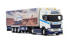 WSI for SCANIA R HIGHLINE CR20H 4X2 REEFER TRAILER NORDIK LINE 1/50 Pre-built