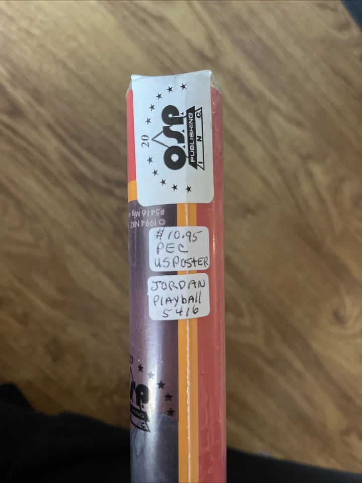 Póster Nike Fuera de Uso Michael Jordan PlayBall Béisbol NUEVO 1994 FUERA DE USO - SELLADO Foto 4 de 4
