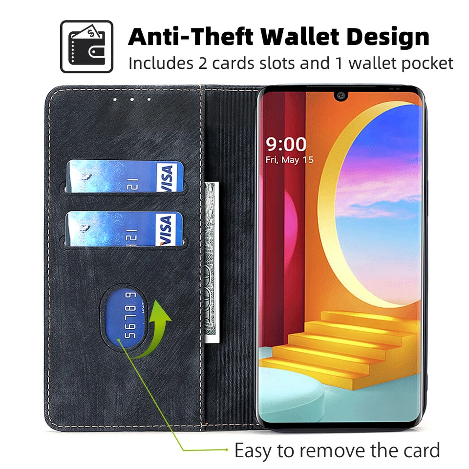 For Nokia 5.1 6.1 7.1 Plus 8.1 X5 X6 X7 Nokia 6 8 C1 Flip Magnetic Stand Cover - Image 3 of 4