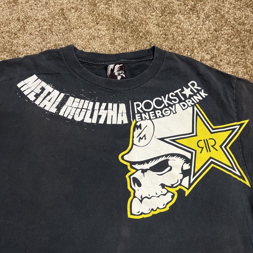 Vintage Metal Mulisha TShirt Adult Size Large Black Rockstar Energy