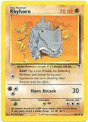 Legendary Collection 90/110 Rhyhorn Pokemon Card 