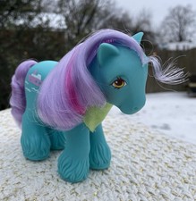 🌈G1 BIG BROTHER SALTY My Little Pony  Tugboat Vintage MLP Hasbro CLEAN/RESTORED