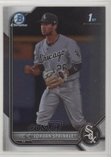 2022 Bowman Draft Chrome Jordan Sprinkle #BDC-183 6u5