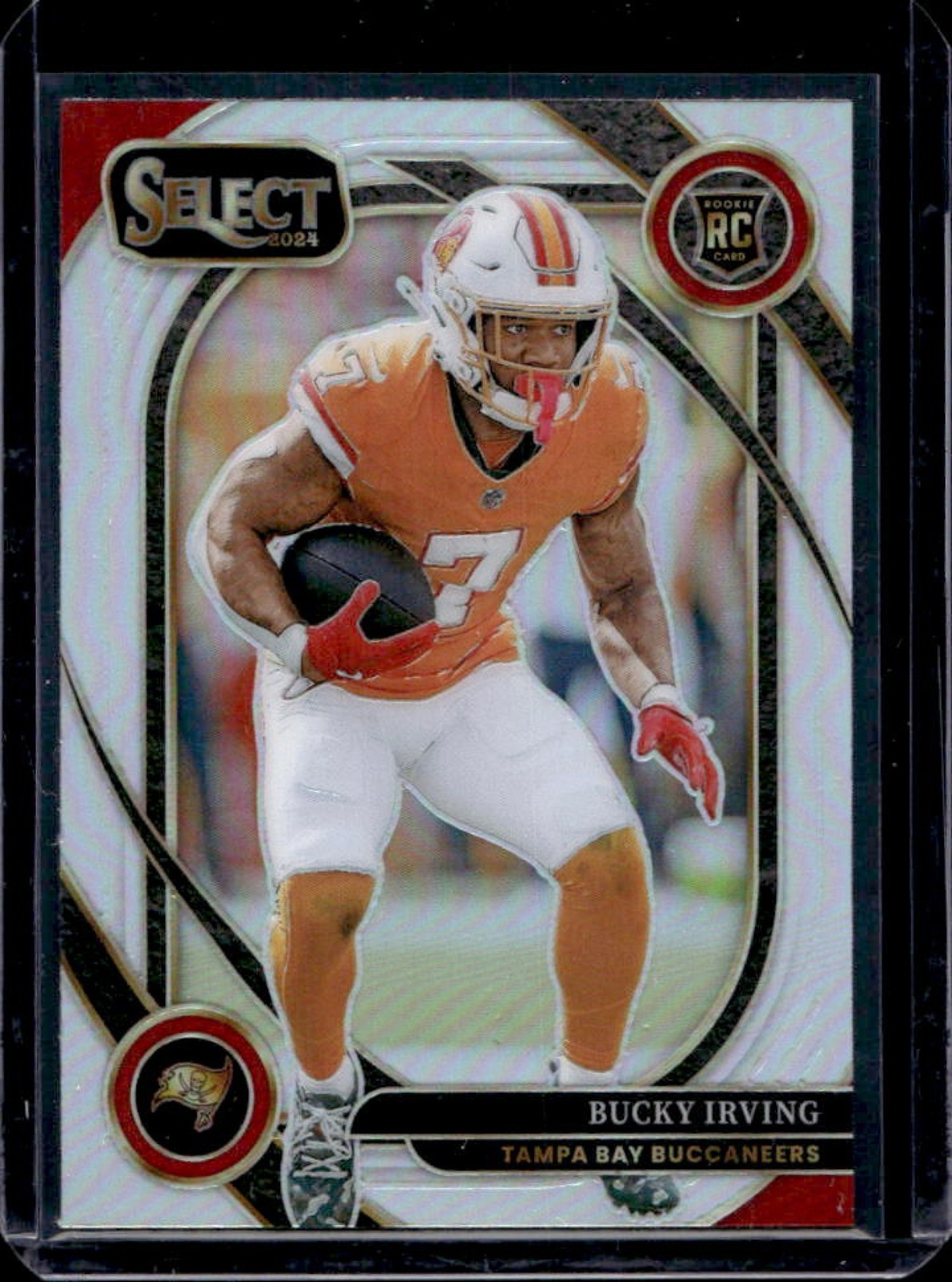 2024 Select Bucky Irving Club RC Silver Prizm Rookie #239 Buccaneers